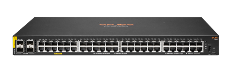 SWITCH HPE ARUBA 6000 48G POE+ CLA4 4SFP
