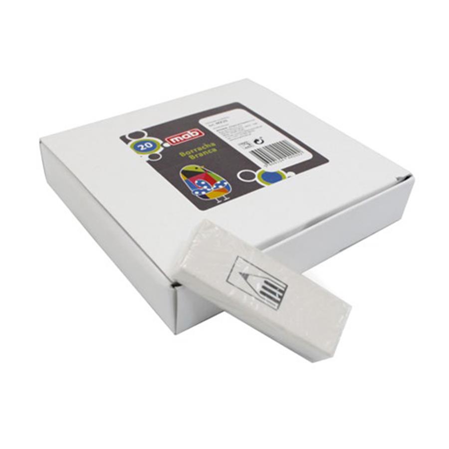  BORRACHA PLASTICA MAB BRANCA (1/20) 