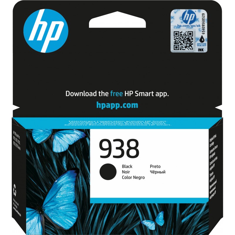 TINTEIRO HP 938 4S6X8PE PRETO 97XX