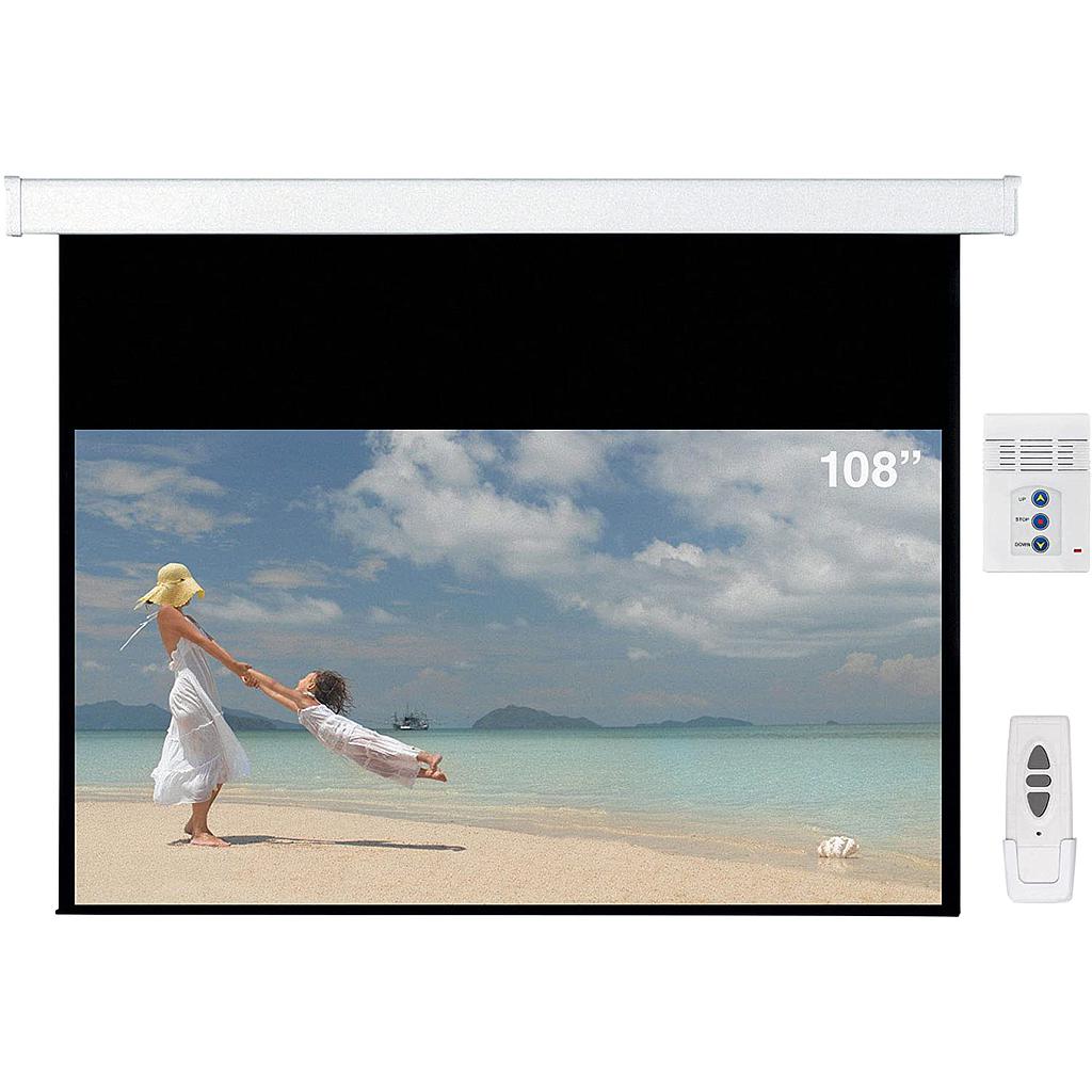 TELA PROJECTOR ELECTRICA 240X135 100&quot; 4:3