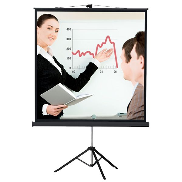 TELA PROJECTOR TRIPÉ 200X200 112&quot; 1:1