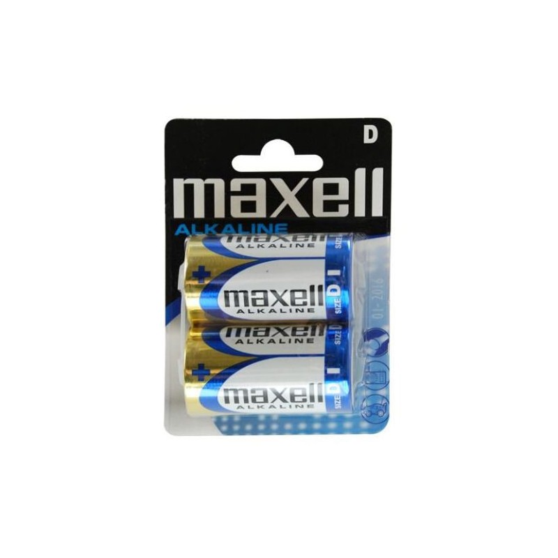 PILHA D LR20 CX/2 MAXELL