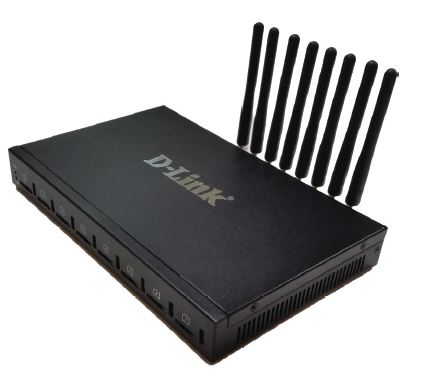 DLINK GATEWAY VOIP GSM 8 SIM CARDS